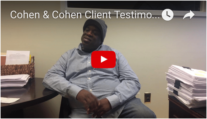 Cohen & Cohen Personal Injury Testimonial