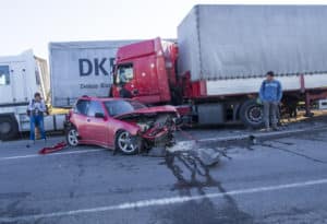 Truck accident causes
