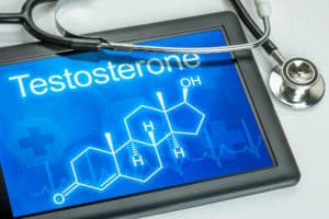 Testosterone Attorneys - Tablet with the chemical formula of testosterone