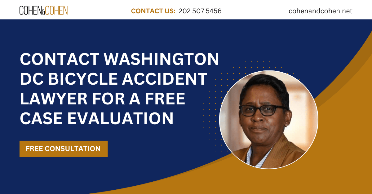 bicycle accident lawyer Washington DC - Cohen & Cohen