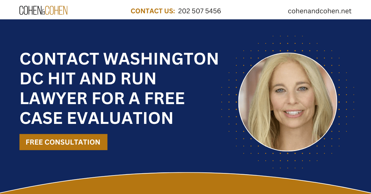 hit and run accident lawyer Washington DC - Cohen & Cohen