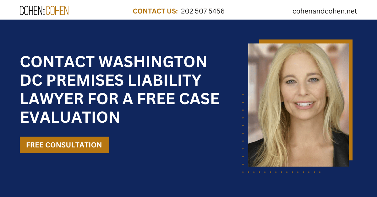 premises liability Washington DC - Cohen & Cohen