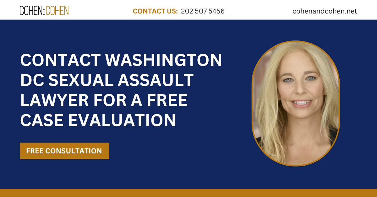sexual assault lawyer Washington DC - Cohen & Cohen